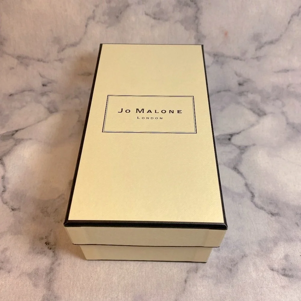 Jo Malone Rectangular Box, Empty Gift Box with Ribbon, 6.5 x 3.5 x 2.5 in-NEW
